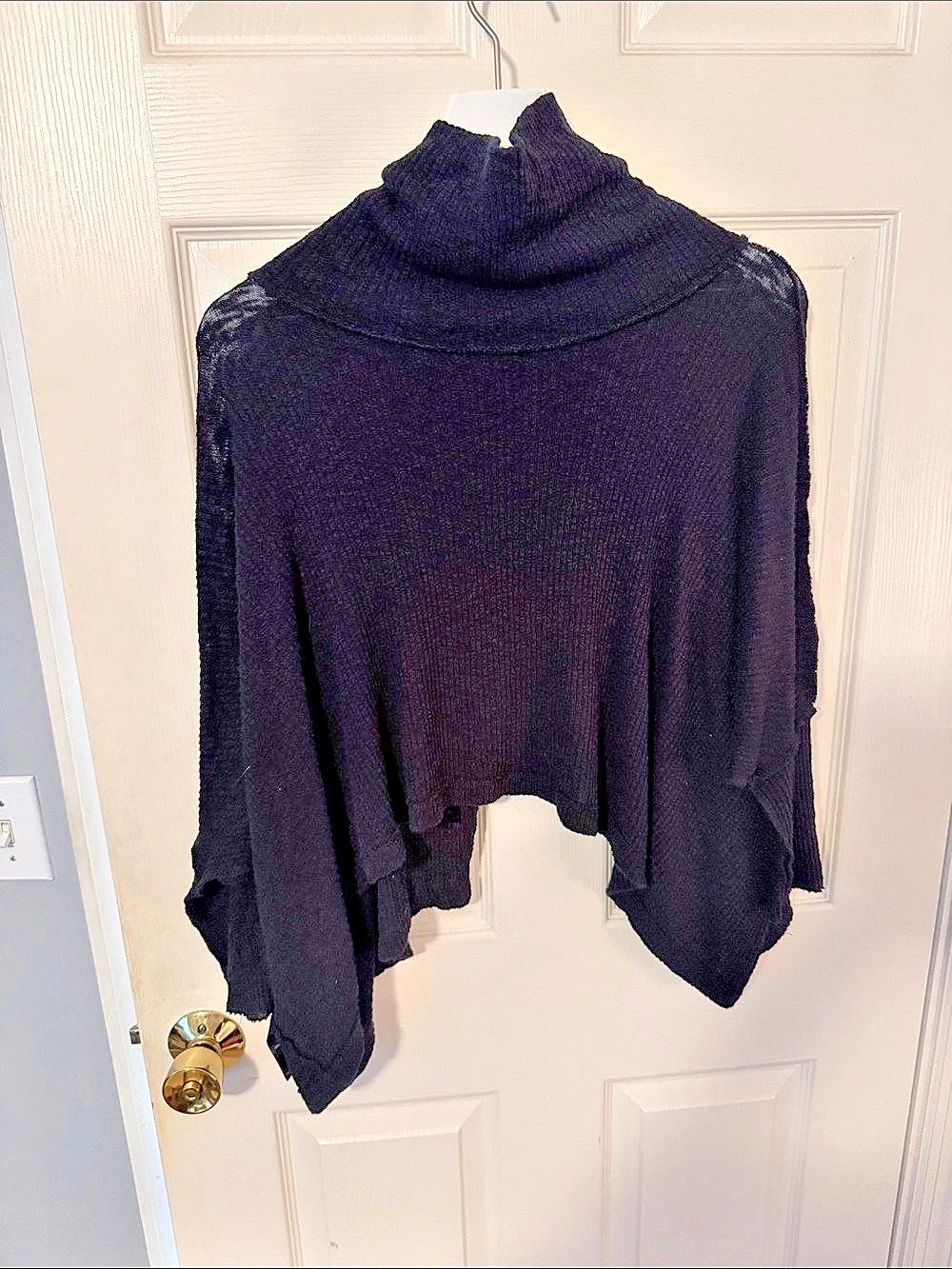 FP Beach Black Cowl Neck Sweater Size XS